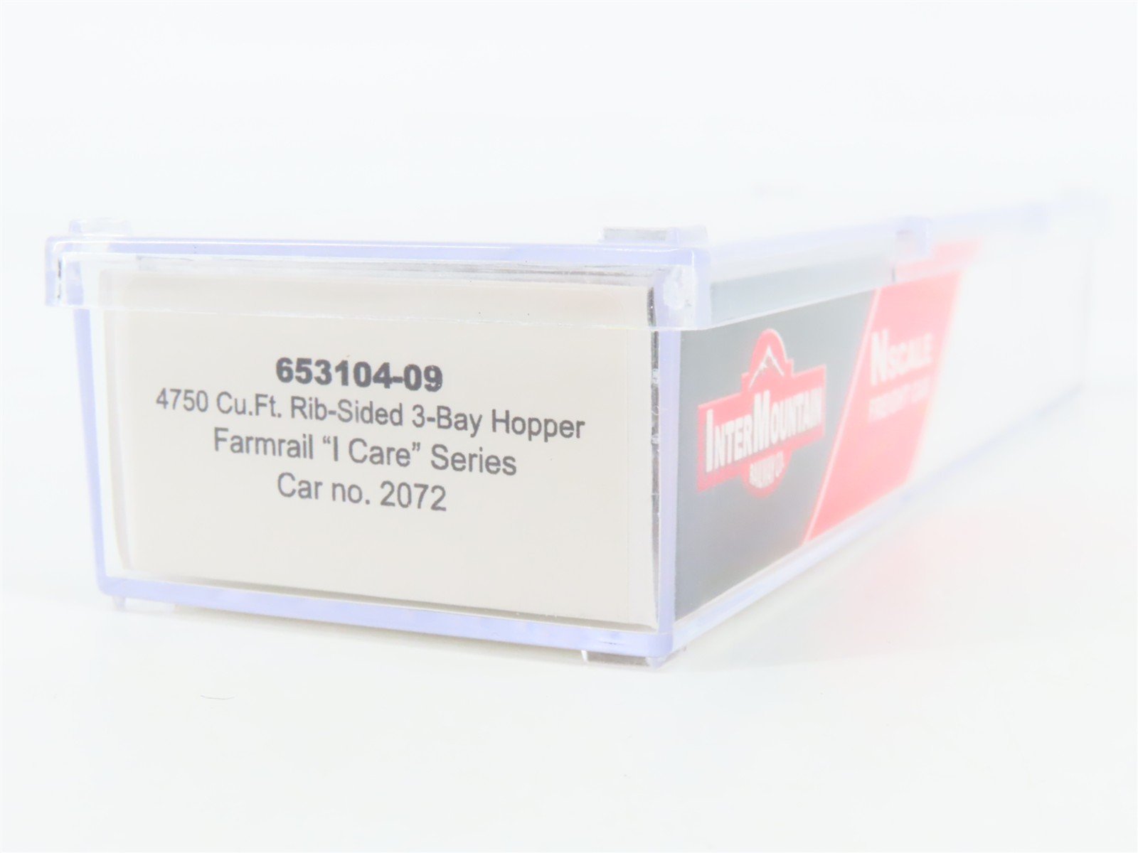N Scale InterMountain 653104-09 GNBC Farmrail 3-Bay Covered Hopper 2072 RTR
