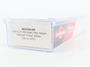 N Scale InterMountain 653104-09 GNBC Farmrail 3-Bay Covered Hopper 2072 RTR