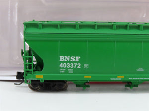 N Scale InterMountain 67082-06 BNSF Railway 3-Bay Covered Hopper 403372 RTR