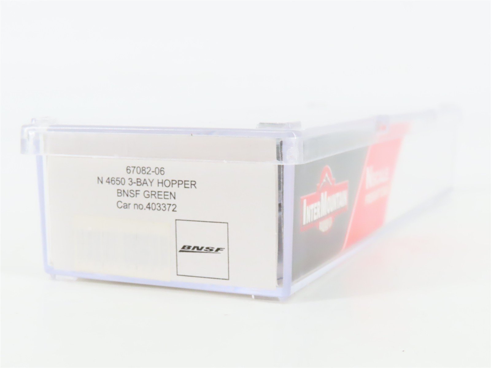 N Scale InterMountain 67082-06 BNSF Railway 3-Bay Covered Hopper 403372 RTR
