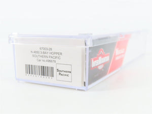 N Scale InterMountain 67003-28 SP Southern Pacific 3-Bay Covered Hopper RTR