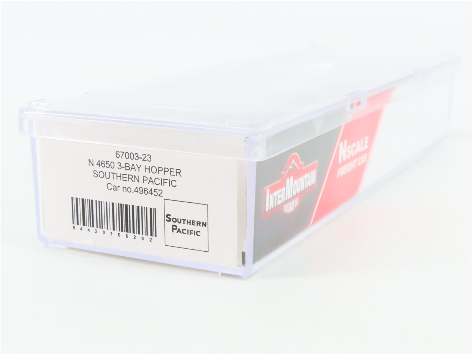 N Scale InterMountain 67003-23 SP Southern Pacific 3-Bay Covered Hopper RTR