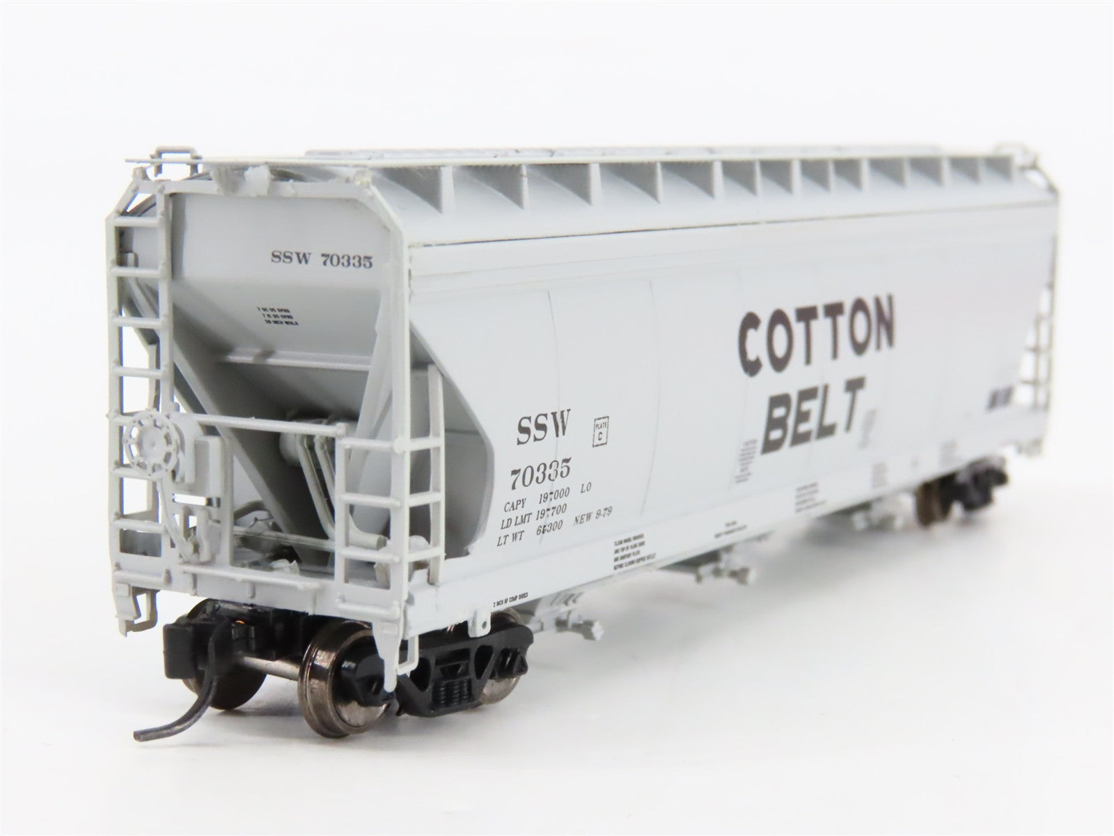 N Scale InterMountain 67044-08 St. Louis Southwestern 3-Bay Covered Hopper RTR