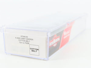 N Scale InterMountain 67044-05 SSW Cotton Belt 3-Bay Hopper 70056 RTR