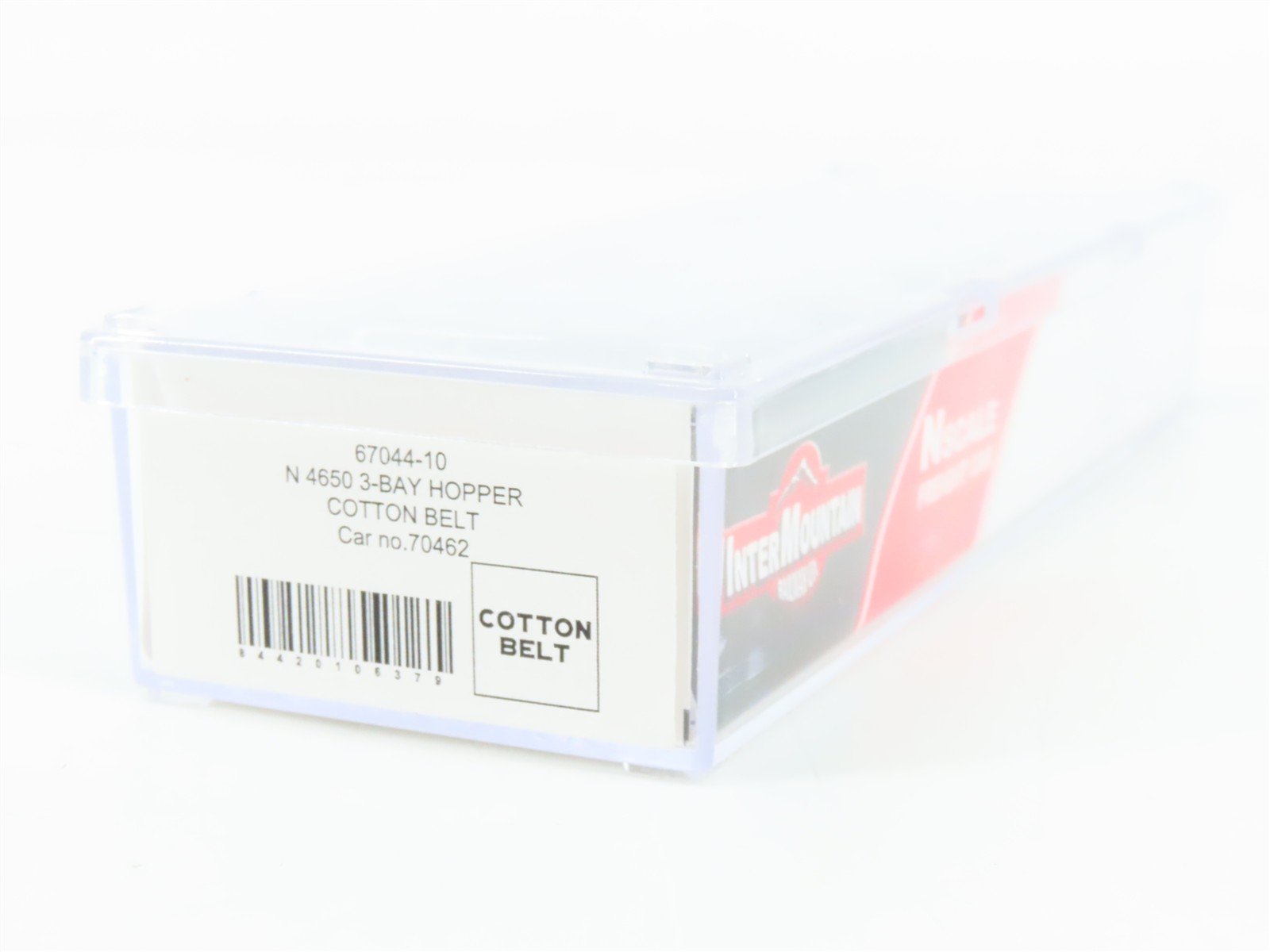 N Scale InterMountain 67044-10 SSW Cotton Belt 3-Bay Covered Hopper 70462 RTR