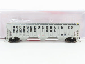 N Scale InterMountain 653107-06 NAHX Goodseed & Grain 3-Bay Covered Hopper RTR