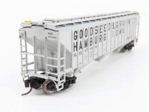 N Scale InterMountain 653107-06 NAHX Goodseed & Grain 3-Bay Covered Hopper RTR