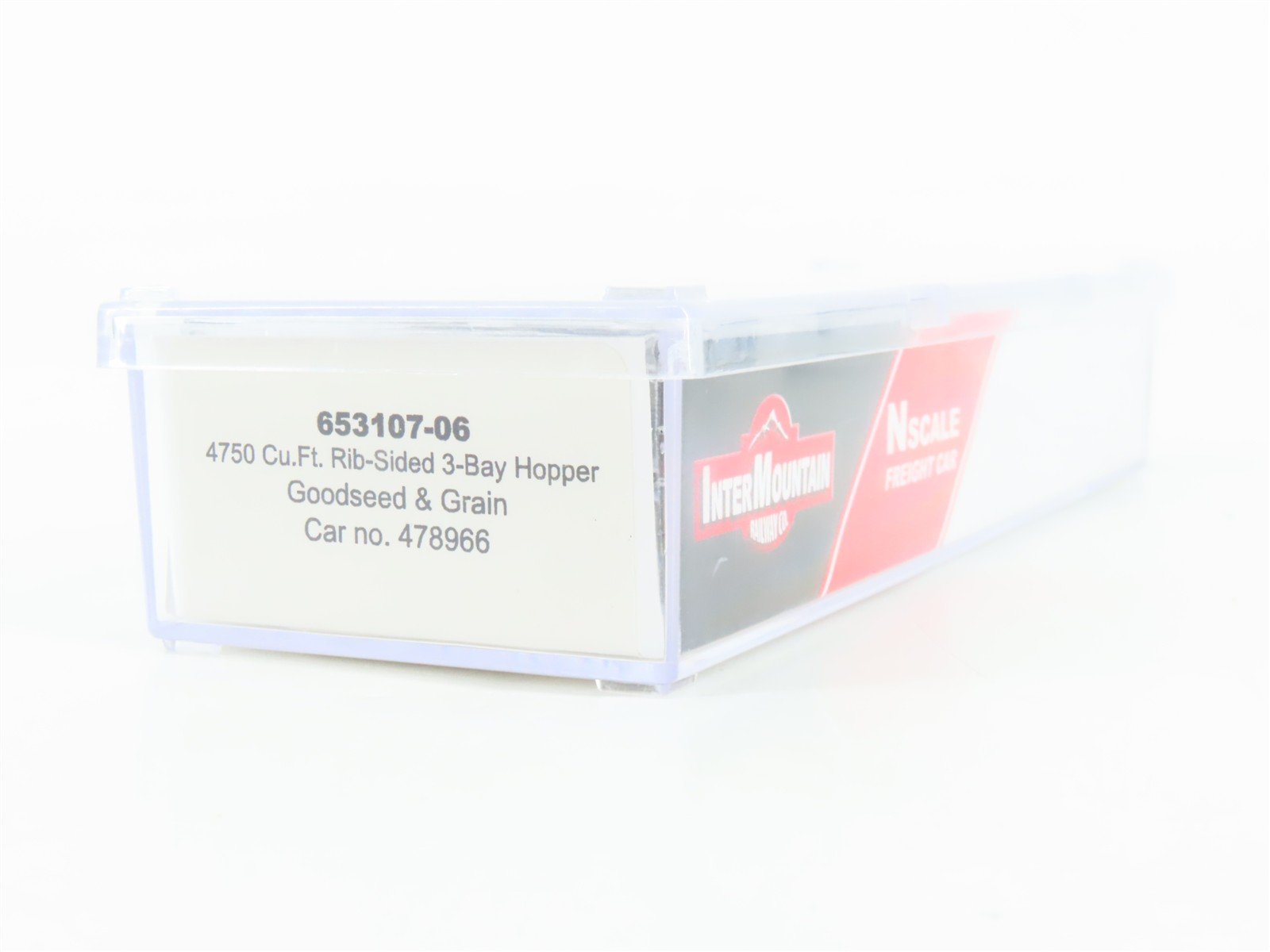 N Scale InterMountain 653107-06 NAHX Goodseed & Grain 3-Bay Covered Hopper RTR