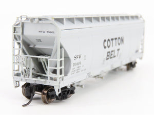 N Scale InterMountain 67044-09 SSW Cotton Belt 3-Bay Covered Hopper 70401 RTR