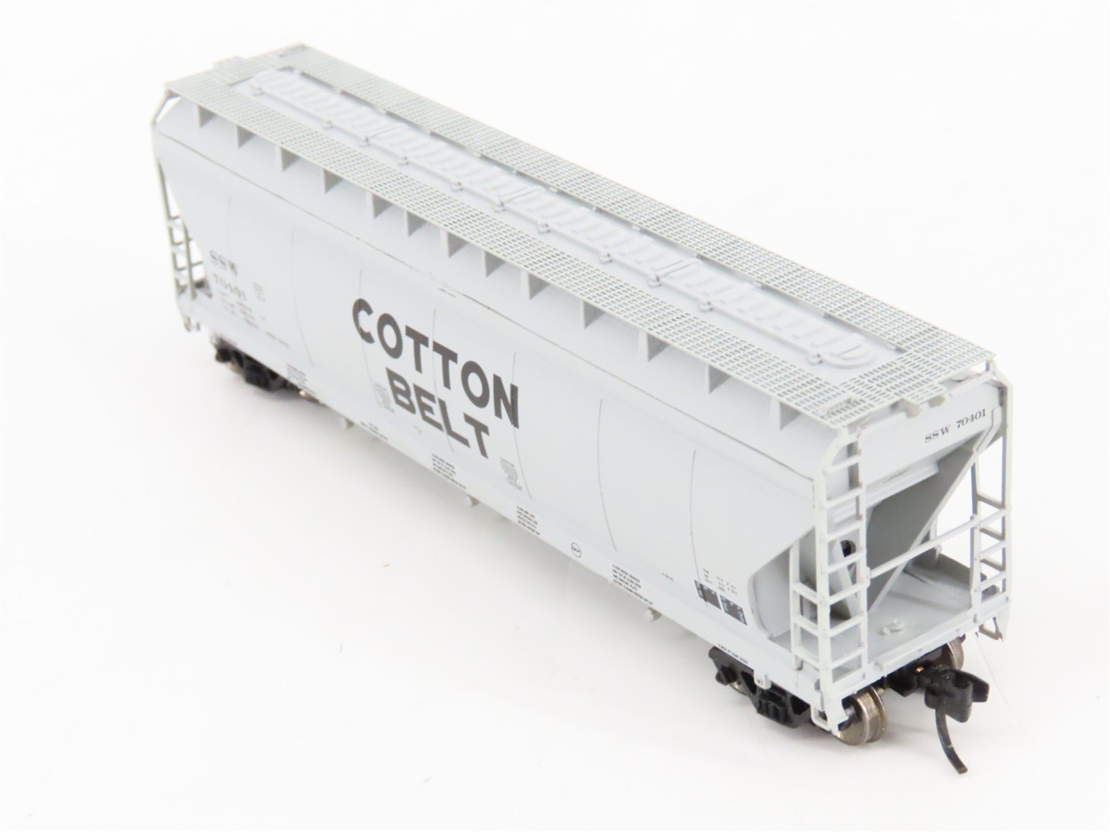 N Scale InterMountain 67044-09 SSW Cotton Belt 3-Bay Covered Hopper 70401 RTR