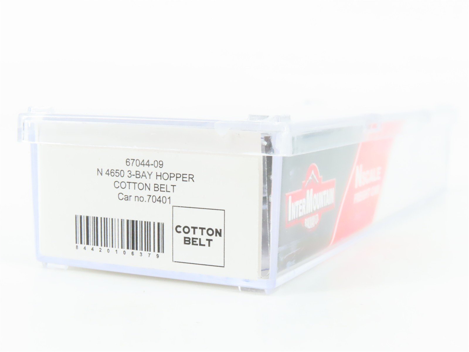 N Scale InterMountain 67044-09 SSW Cotton Belt 3-Bay Covered Hopper 70401 RTR