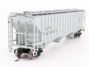 N Scale InterMountain 653111-06 UP Union Pacific 3-Bay Covered Hopper 74005 RTR