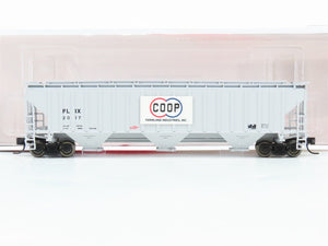 N Scale InterMountain 653112-01 FLIX Farmland Co-op 3-Bay Hopper 2017 RTR