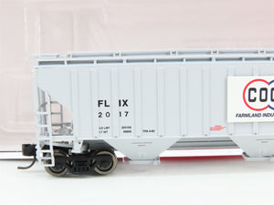 N Scale InterMountain 653112-01 FLIX Farmland Co-op 3-Bay Hopper 2017 RTR