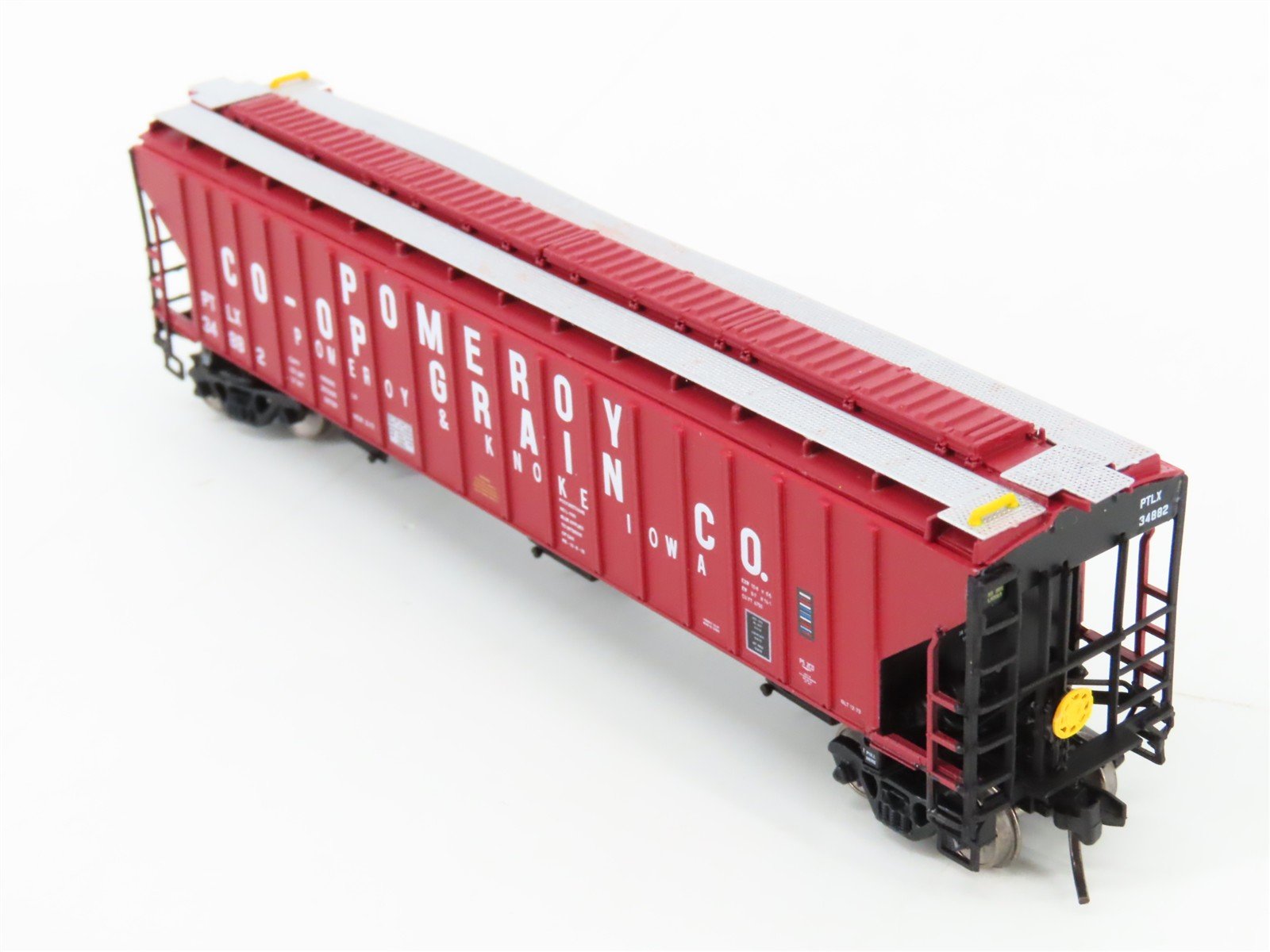 N Scale InterMountain 653108-06 PTLX Pomeroy Co-op Grain Hopper 34882 RTR