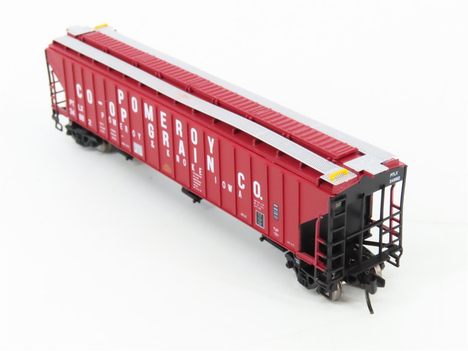 N Scale InterMountain 653108-06 PTLX Pomeroy Co-op Grain Hopper 34882 RTR
