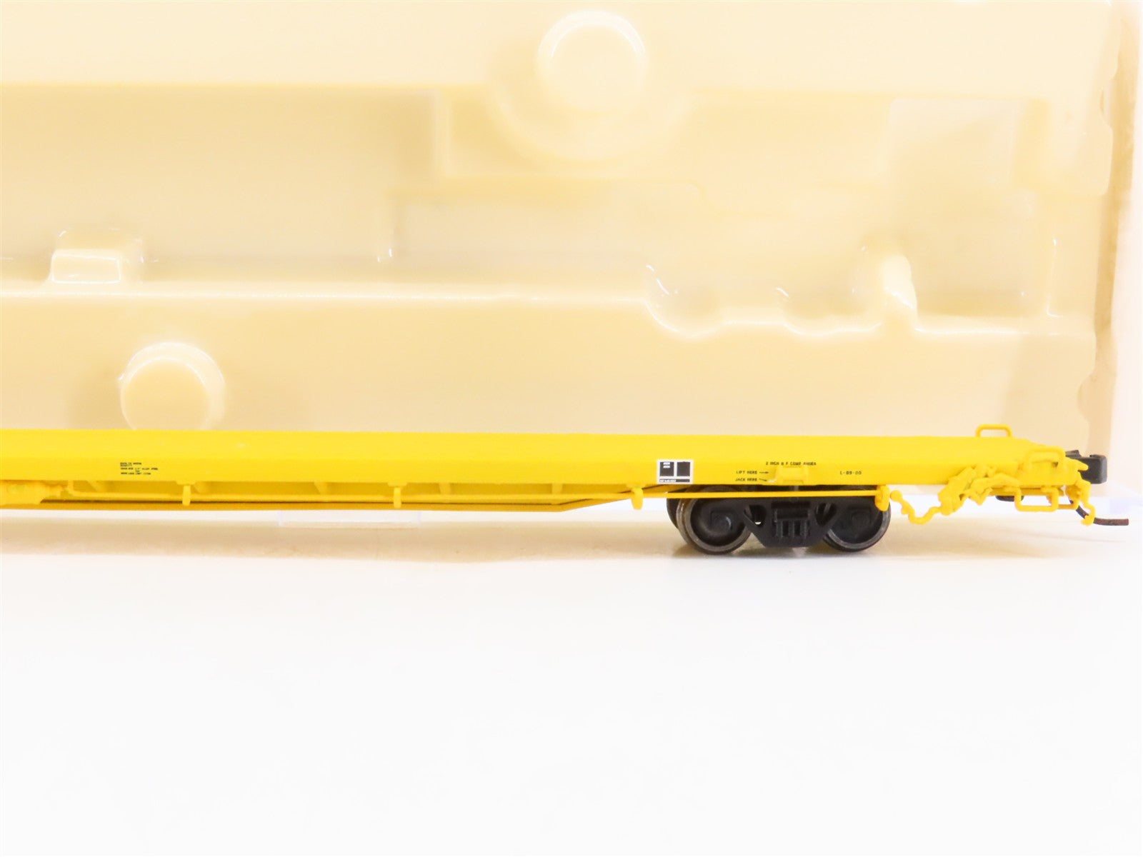 N Scale Atlas 50002569 DODX Department of Defense 89' Flat Car 42002 RTR