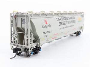 N Scale Atlas 50003250 GACX GATX Trinity 5660 4-Bay Covered Hopper 8173 RTR