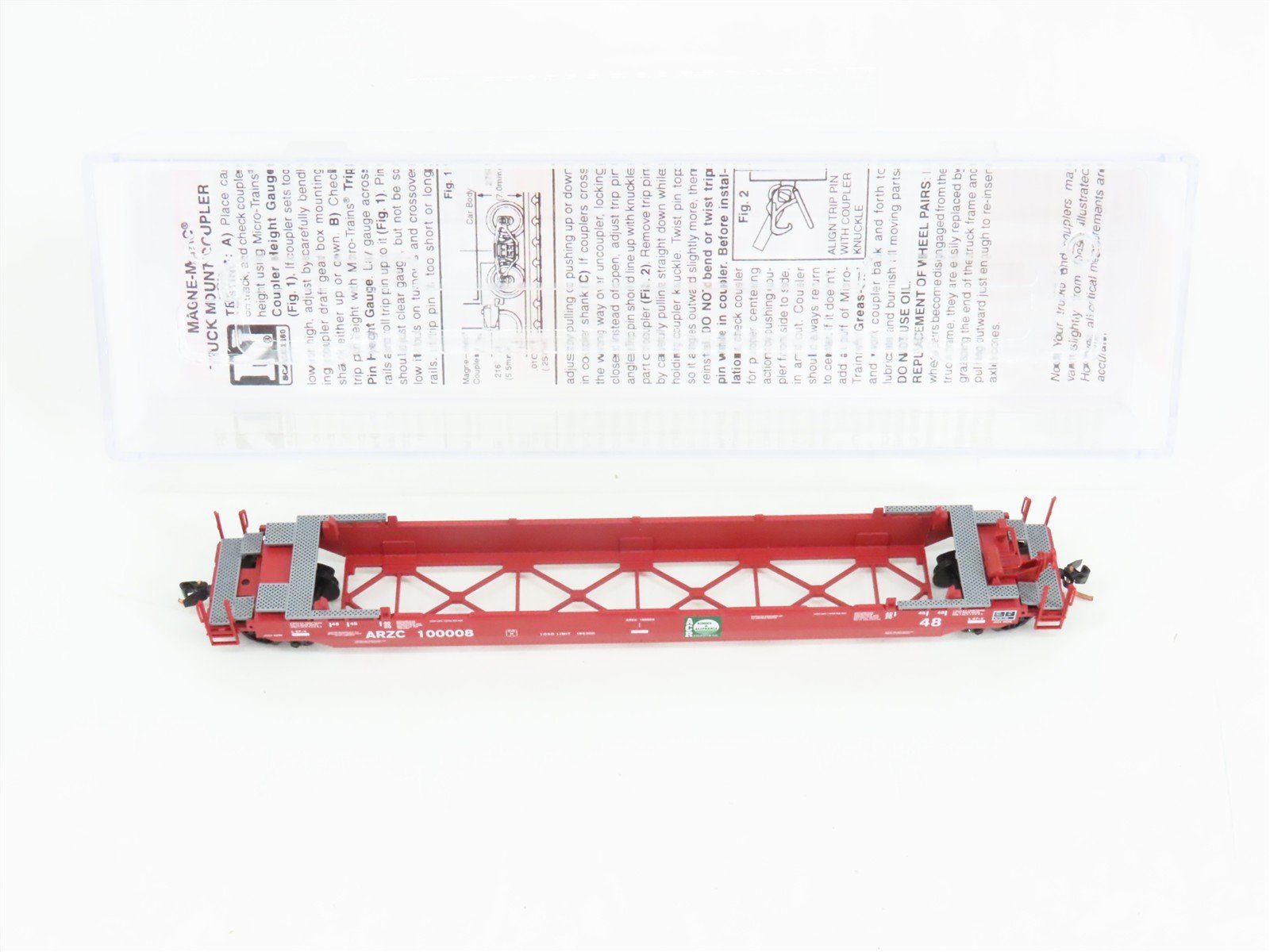 N Scale Micro-Trains 13500122 ARZC Arizona & California 70' Flat Car 100008 RTR
