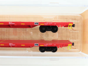 N Scale Micro-Trains 13752040 DODX Department of Defense 68' Flat Car 2-Pack RTR