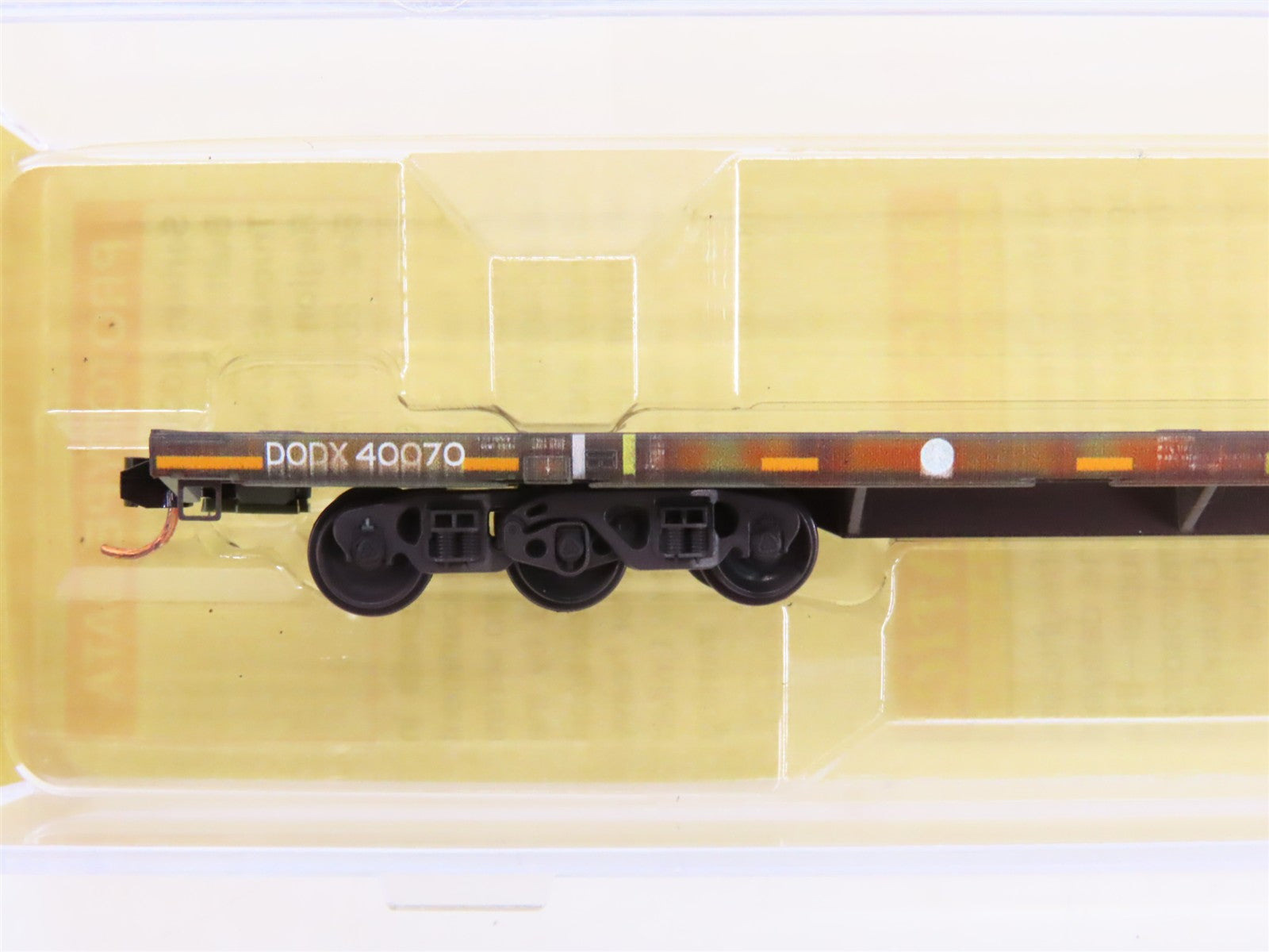 N Scale Micro-Trains 13752023 DODX Department of Defense 68' Flat Car  RTR