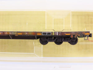 N Scale Micro-Trains 13752023 DODX Department of Defense 68' Flat Car  RTR
