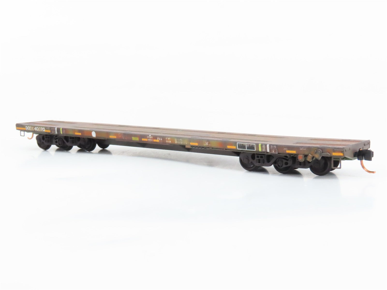 N Scale Micro-Trains 13752023 DODX Department of Defense 68' Flat Car  RTR
