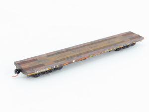 N Scale Micro-Trains 13752023 DODX Department of Defense 68' Flat Car  RTR