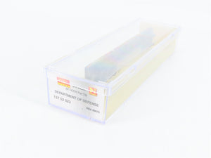 N Scale Micro-Trains 13752023 DODX Department of Defense 68' Flat Car  RTR