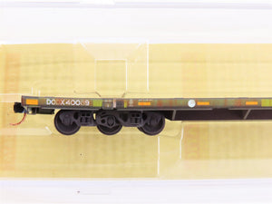 N Scale Micro-Trains 13753023 DODX Department of Defense 68' Flat Car  RTR