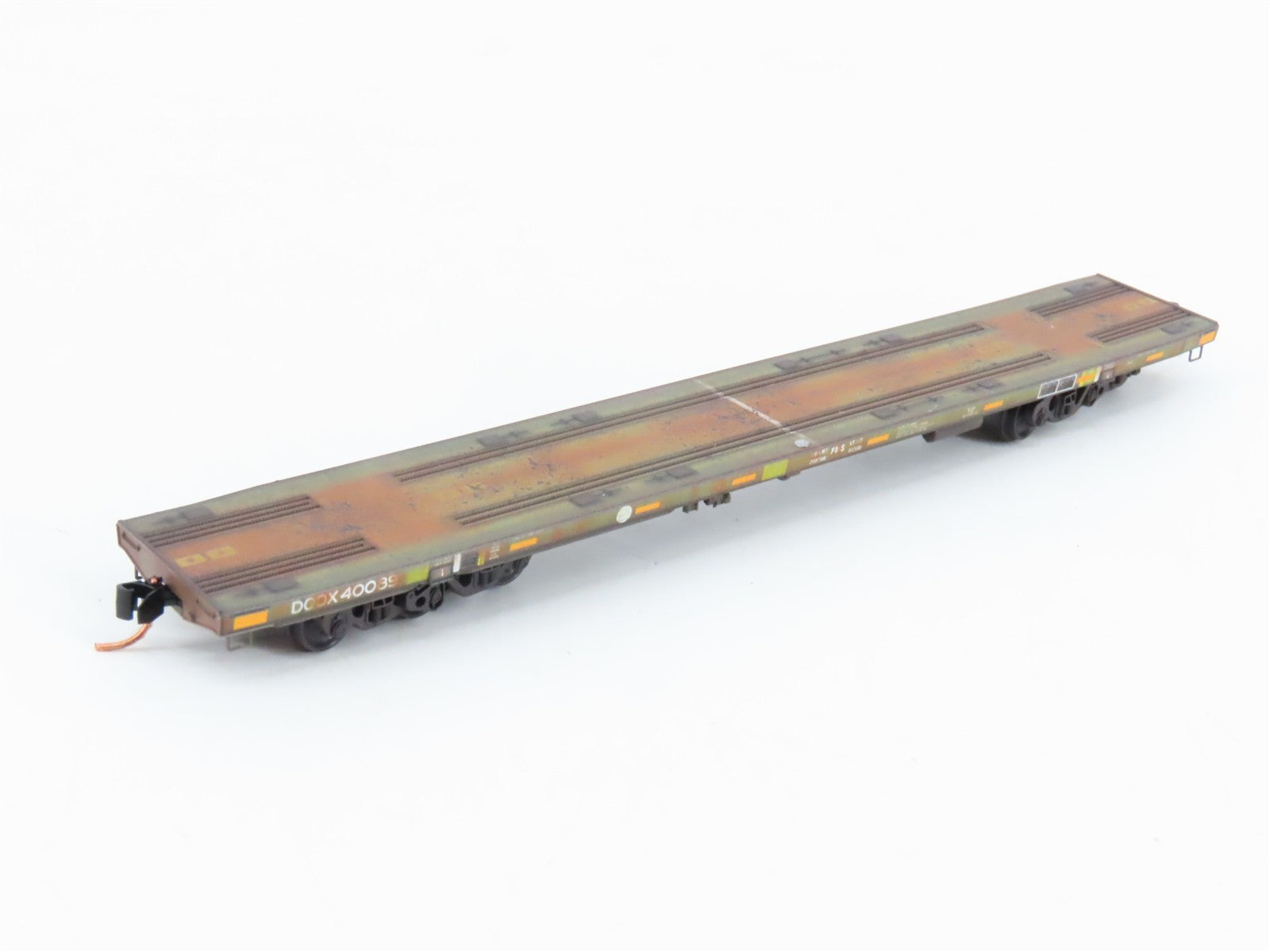 N Scale Micro-Trains 13753023 DODX Department of Defense 68' Flat Car  RTR