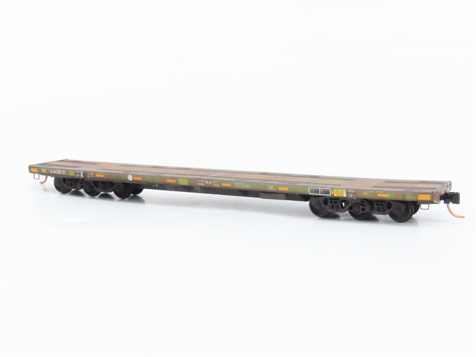 N Scale Micro-Trains 13753023 DODX Department of Defense 68' Flat Car  RTR