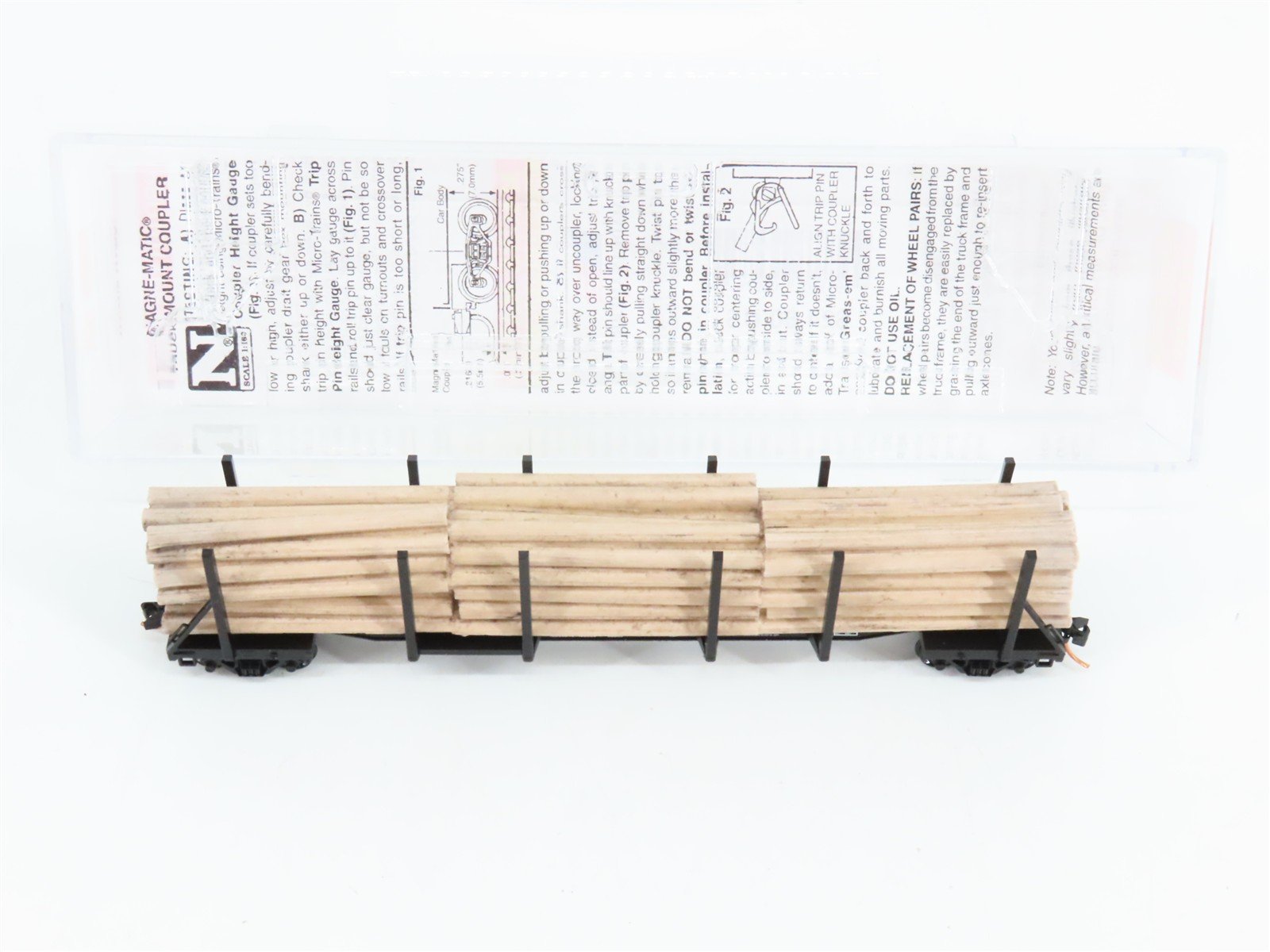 N Scale Micro-Trains 11500062 Hammermill Paper Company 65' 100-Ton Log Car RTR