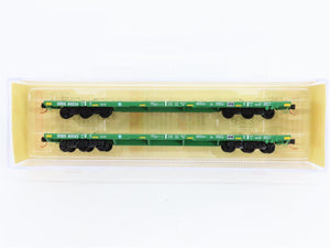N Scale Micro-Trains 13752010 DODX Department of Defense 68' Flat Car 2-Pack RTR