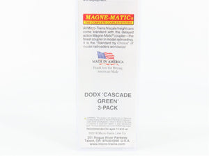 N Scale Micro-Trains 13752010 DODX Department of Defense 68' Flat Car 2-Pack RTR
