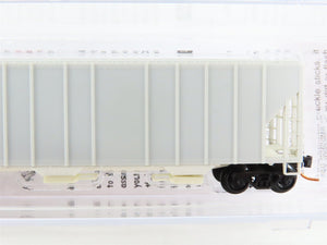 N Scale Micro-Trains 09900000 Undecorated Evans 3-Bay Covered Hopper RTR