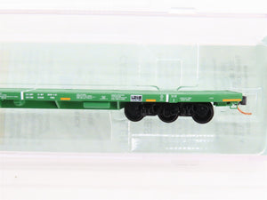 N Scale Micro-Trains 13751013 DODX Department of Defense 68' Flat Car  RTR