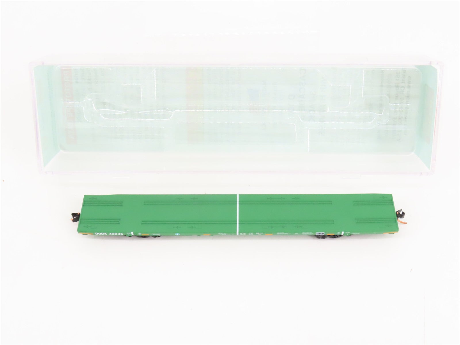 N Scale Micro-Trains 13751013 DODX Department of Defense 68' Flat Car  RTR