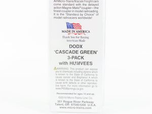 N Scale Micro-Trains 13751013 DODX Department of Defense 68' Flat Car  RTR