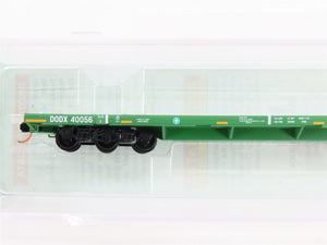 N Scale Micro-Trains 13752013 DODX Department of Defense 68' Flat Car  RTR