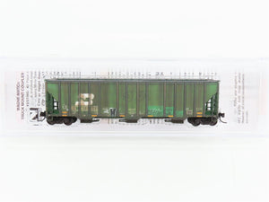 N Scale Micro-Trains 09953240 BN Burlington Northern 3-Bay Covered Hopper RTR