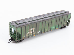 N Scale Micro-Trains 09953240 BN Burlington Northern 3-Bay Covered Hopper RTR