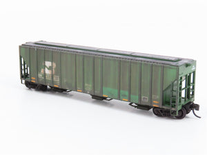 N Scale Micro-Trains 09953240 BN Burlington Northern 3-Bay Covered Hopper RTR