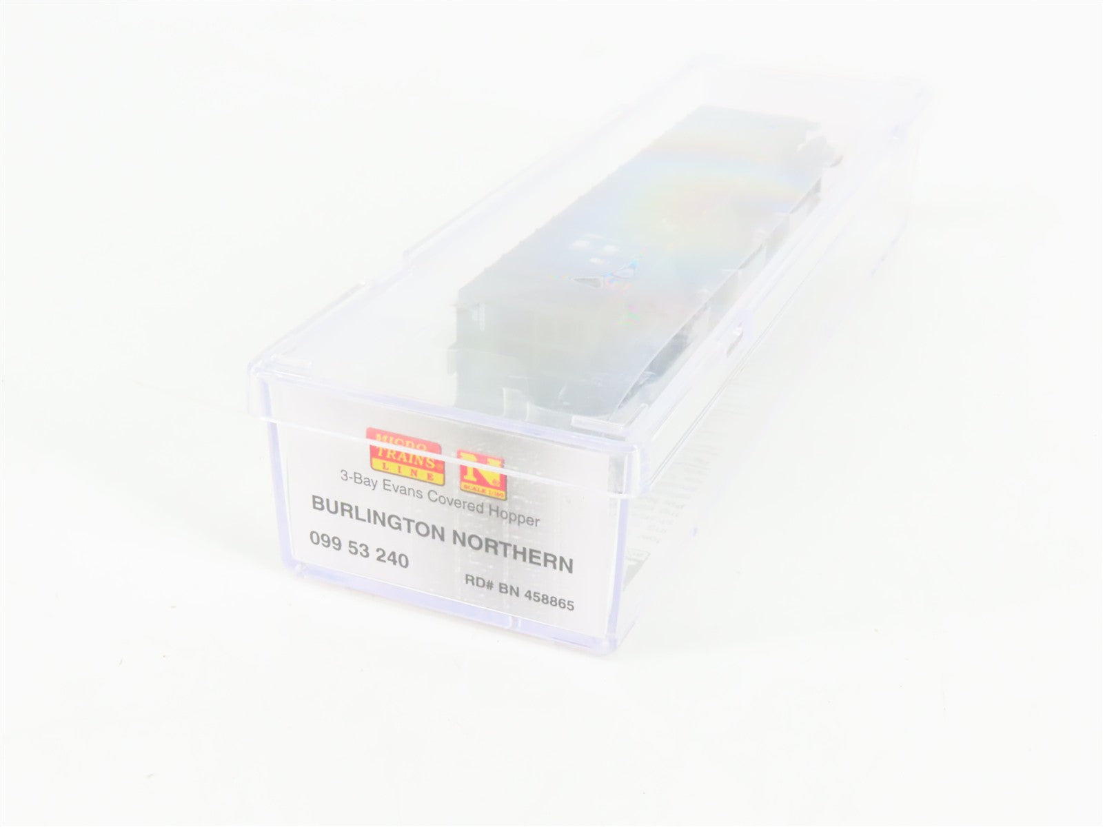 N Scale Micro-Trains 09953240 BN Burlington Northern 3-Bay Covered Hopper RTR