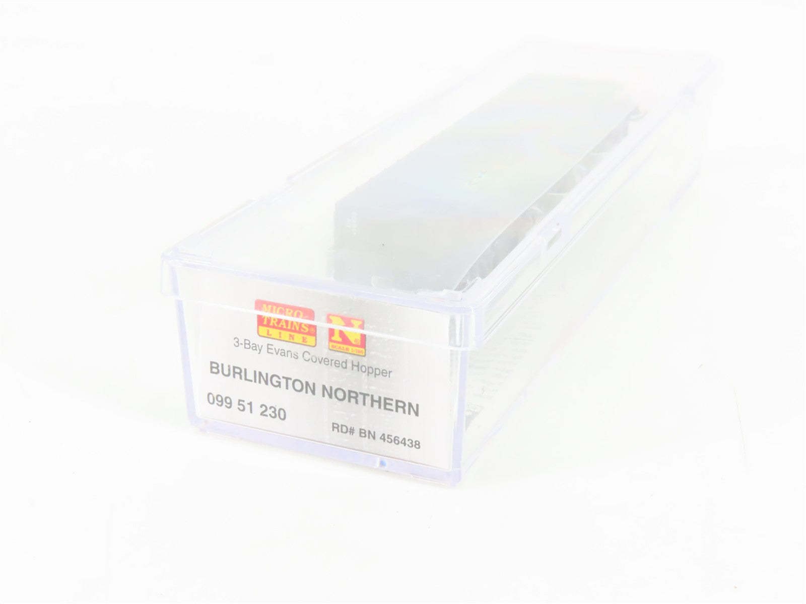 N Scale Micro-Trains 09951230 BN Burlington Northern 3-Bay Covered Hopper RTR