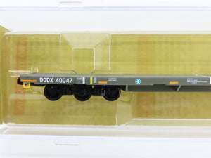 N Scale Micro-Trains 13753022 DODX Department of Defense 68' Flat Car  RTR