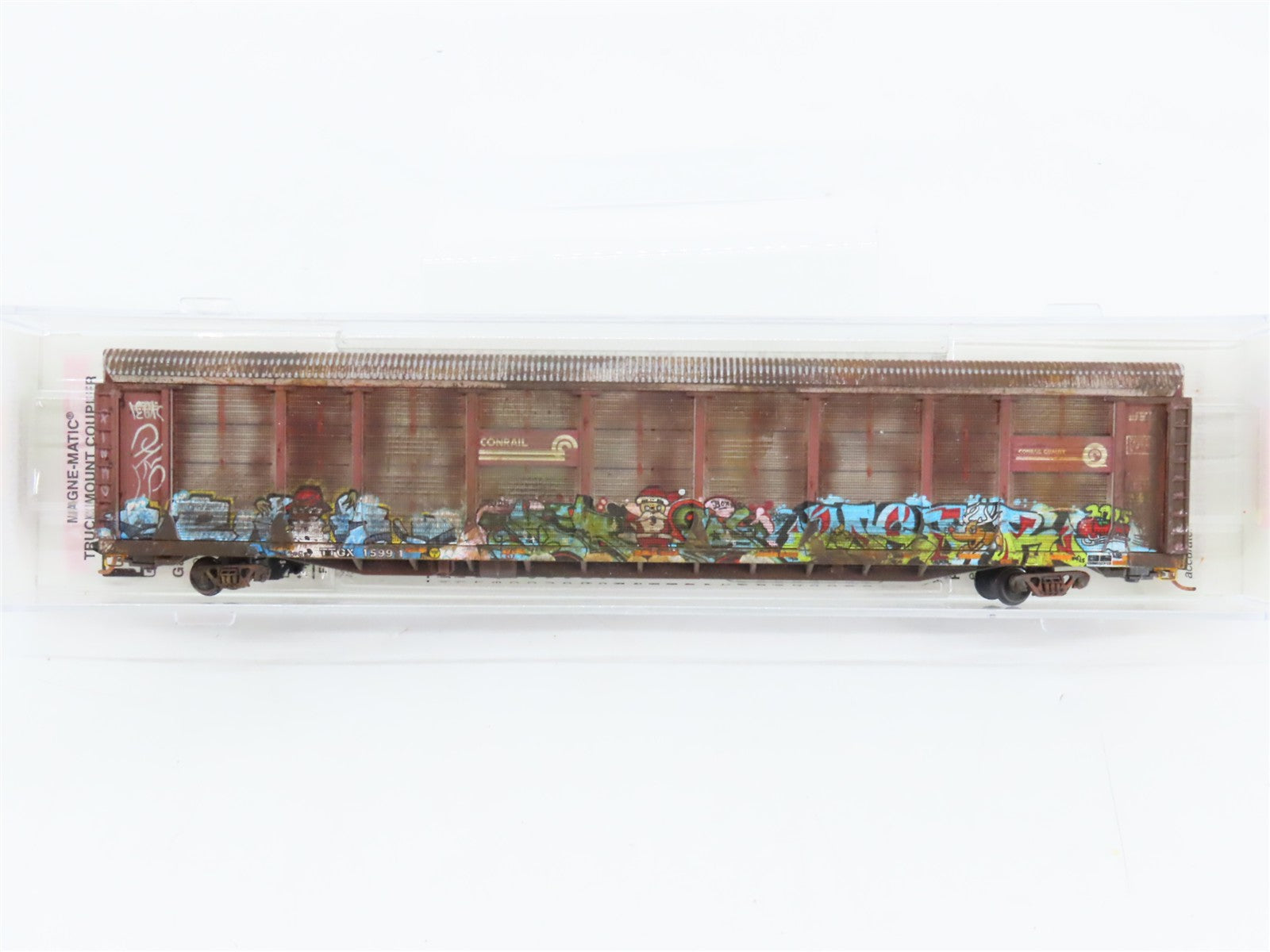 N Scale Micro-Trains 11144250 TTGX Conrail 89' Auto Carrier 159911 RTR