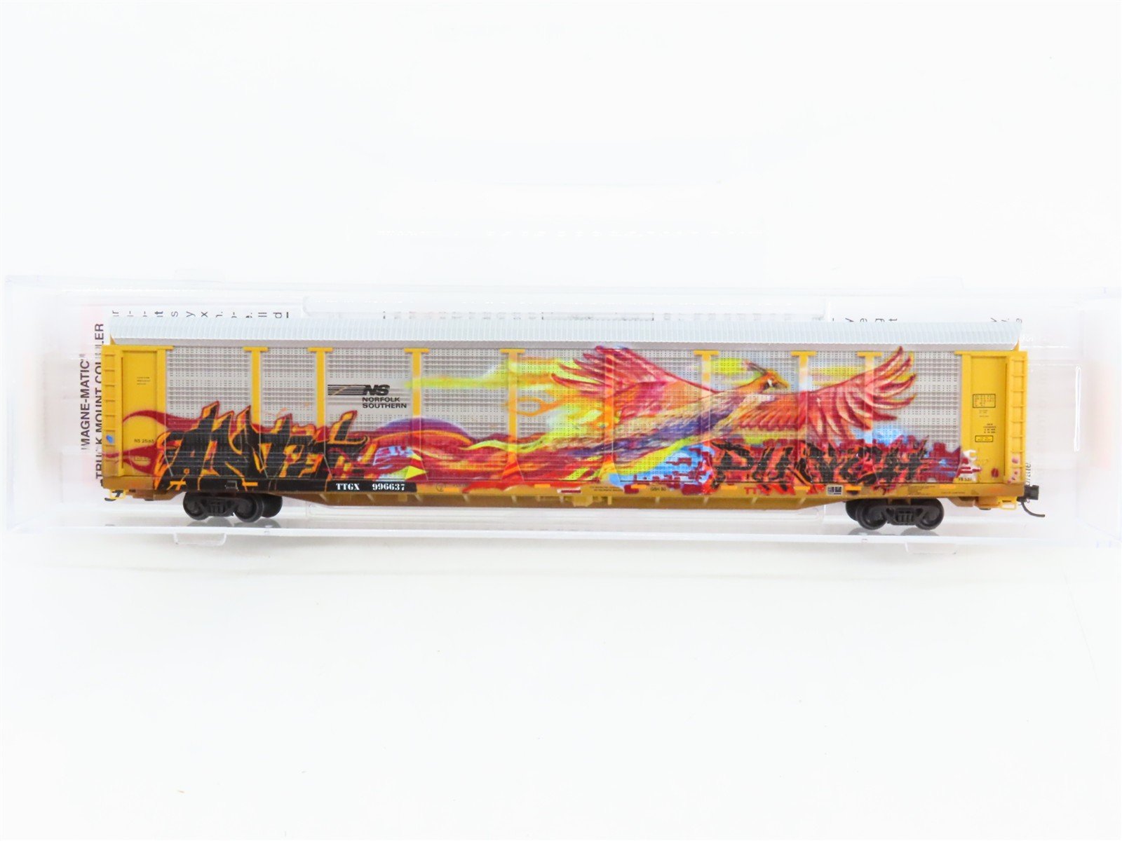 N Scale Micro-Trains 11144360 NS Norfolk Southern 89' Auto Carrier 996637 RTR