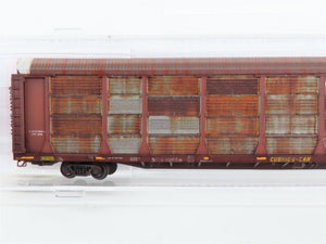 N Scale Micro-Trains 11144320 Cotton Belt 89' Tri-Level Closed Auto Carrier RTR