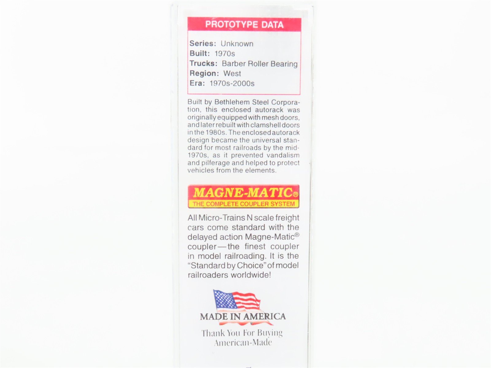 N Scale Micro-Trains 11144320 Cotton Belt 89' Tri-Level Closed Auto Carrier RTR